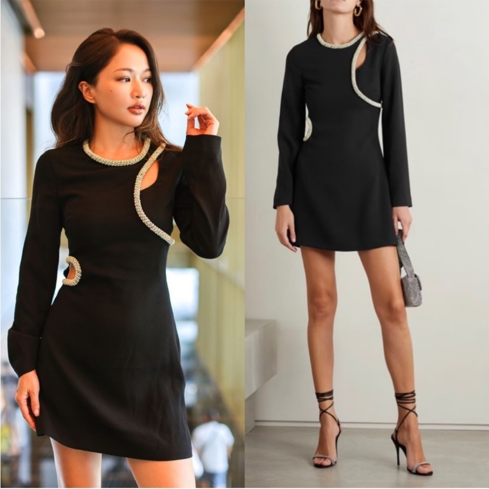 Simkhai Katharine Diamanté Mini Dress